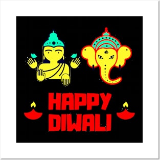 Happy Diwali Kreshna Posters and Art